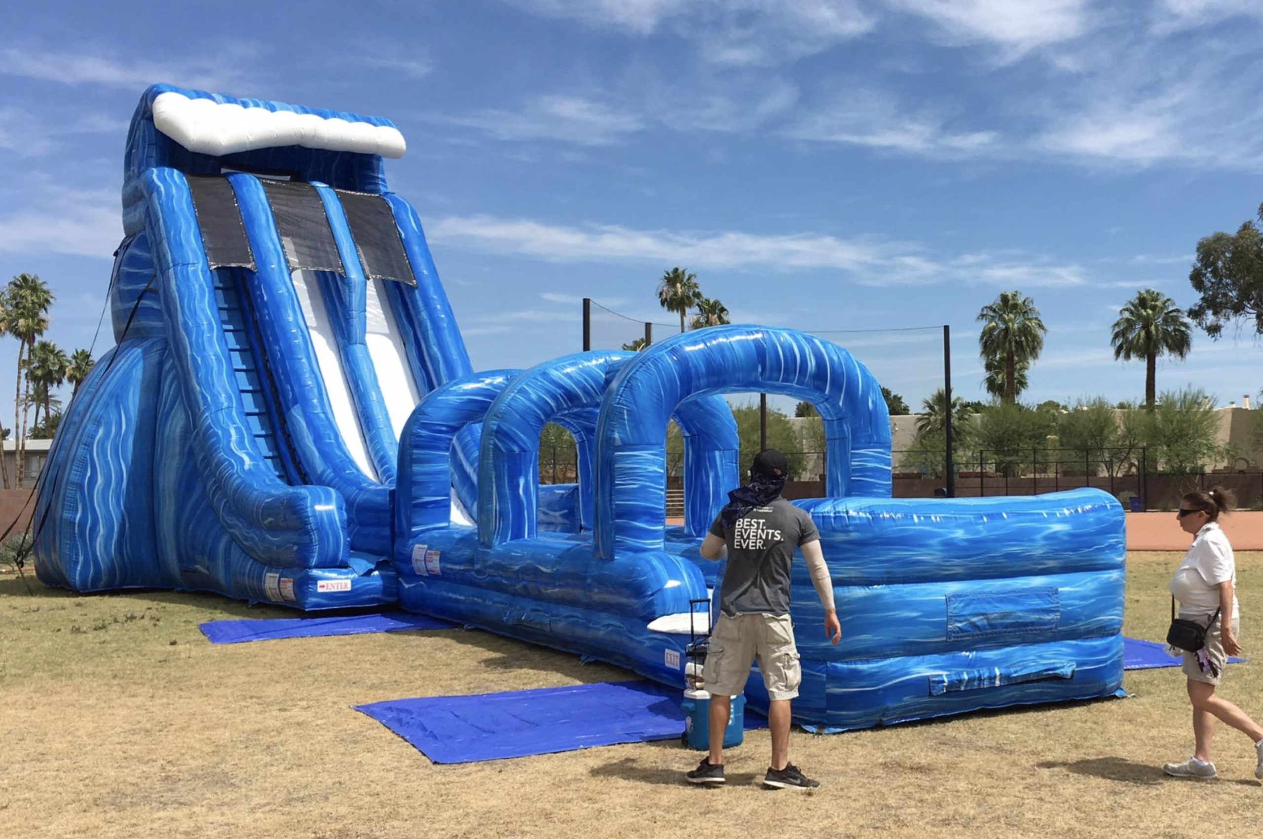 this image shows water slide in Carmichael, CA